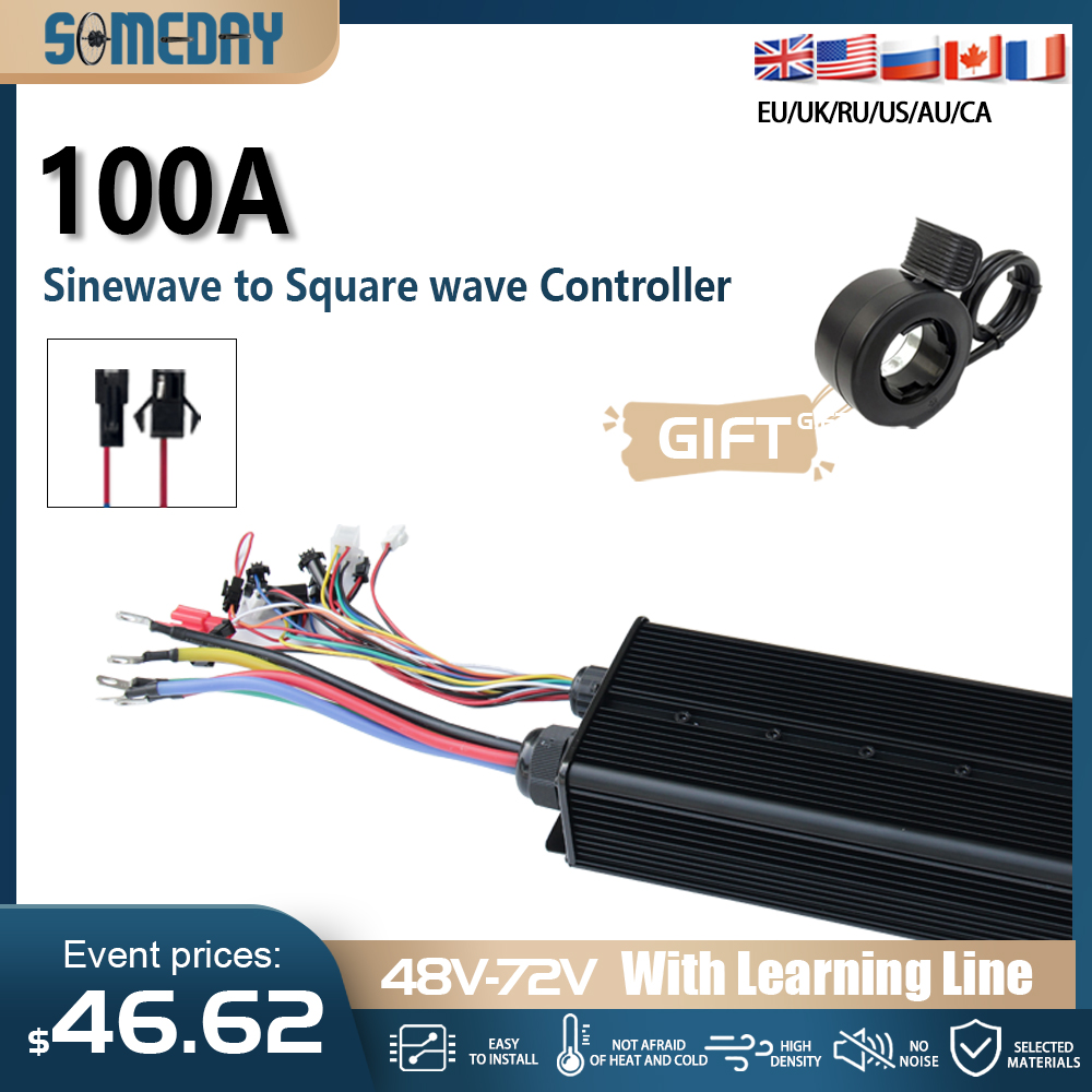 72V 100A Sabvoton Controller - 48V-72V 100A Brushless Motor Controller for