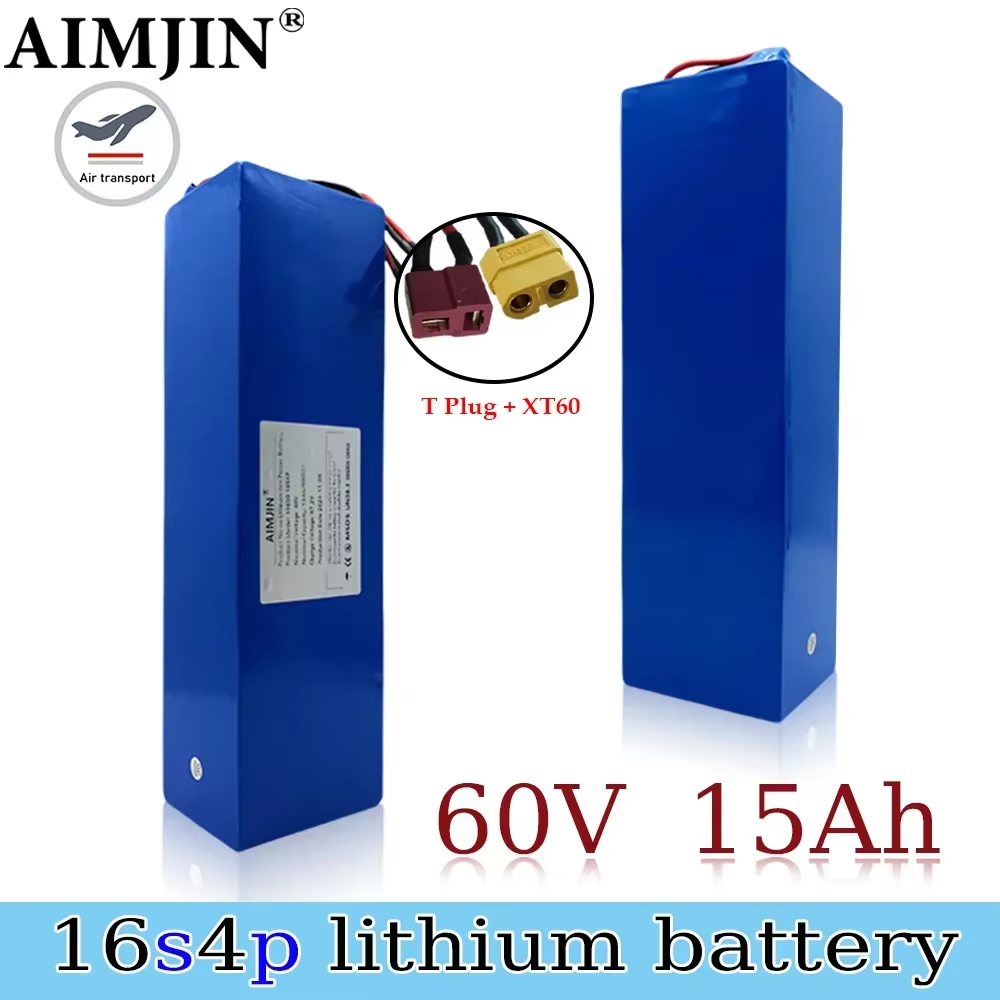 60V 50Ah Electric Scooter Battery - 60V 15Ah battery 16S4P 15000mAh 900Wh