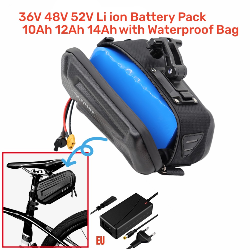 60V 52V 48V 36V Waterproof  Ba - 60V 50Ah Electric Scooter Battery ulasan dan harga