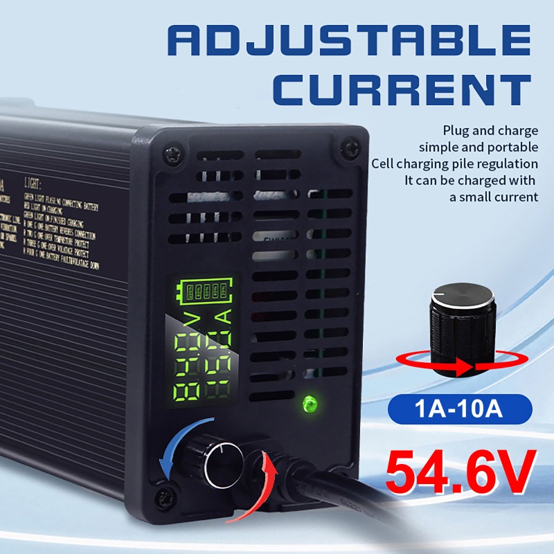 48V Aluminum Shell Adjustable  - 84V 20A Smart Charger ulasan dan harga