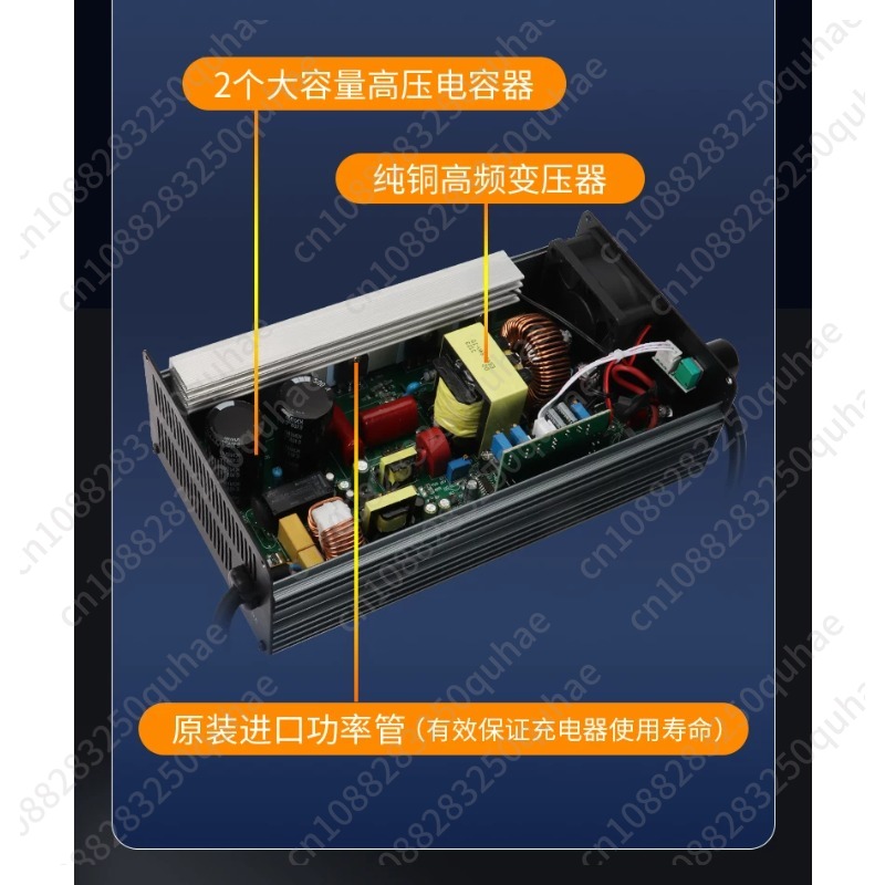 High Current Adjustable Charge - 72V 15A Fast Charger ulasan dan harga